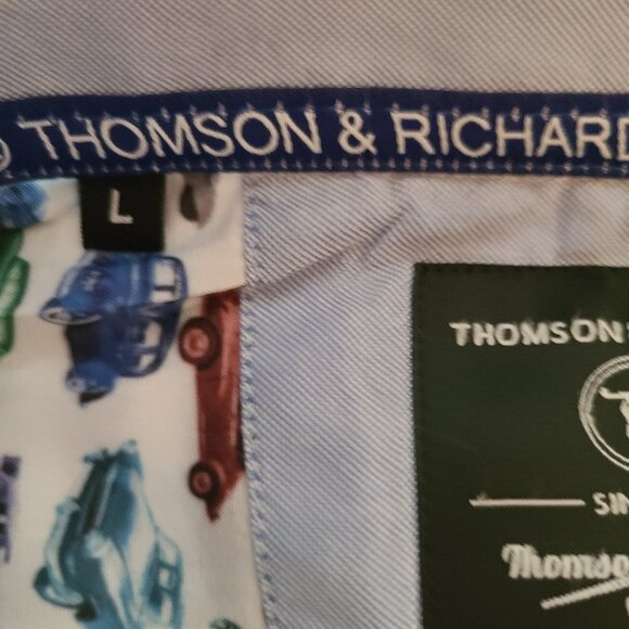 Thomson & Richards Classic Car Short Sleeve Button Down Shirt - Picture 4 of 5